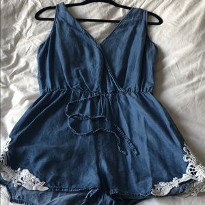 Beautiful blue romper